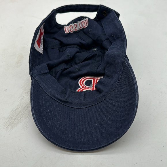 Boston Navy Blue Red Baseball Cap Hat Adjustable HT5305E - Picture 4 of 5